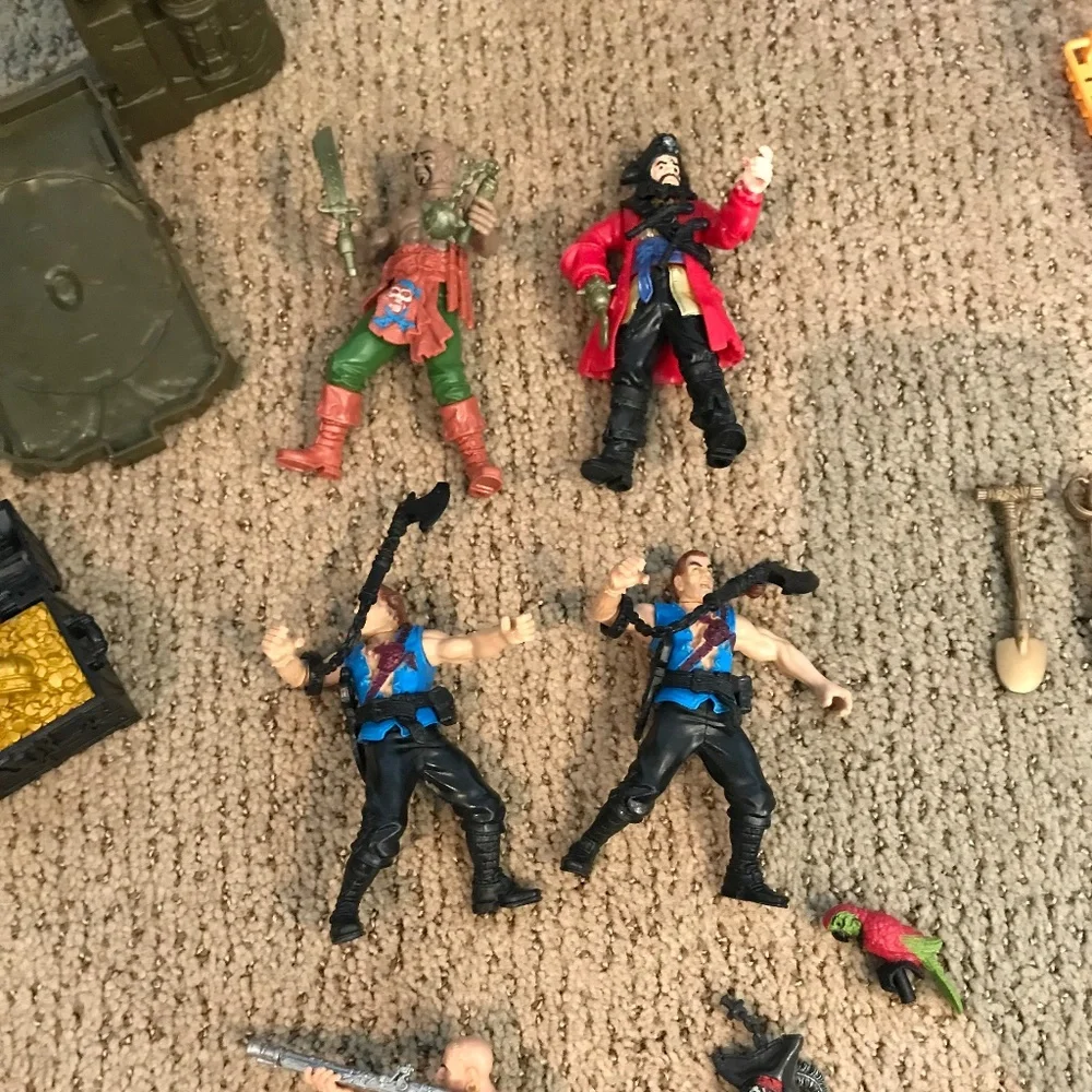 True Heroes Pirate Ship and Action Figure Toy Lot